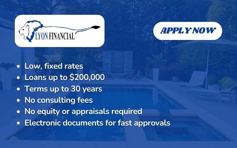 Custom Swimming Pool FAQ 4 Lyon Financing