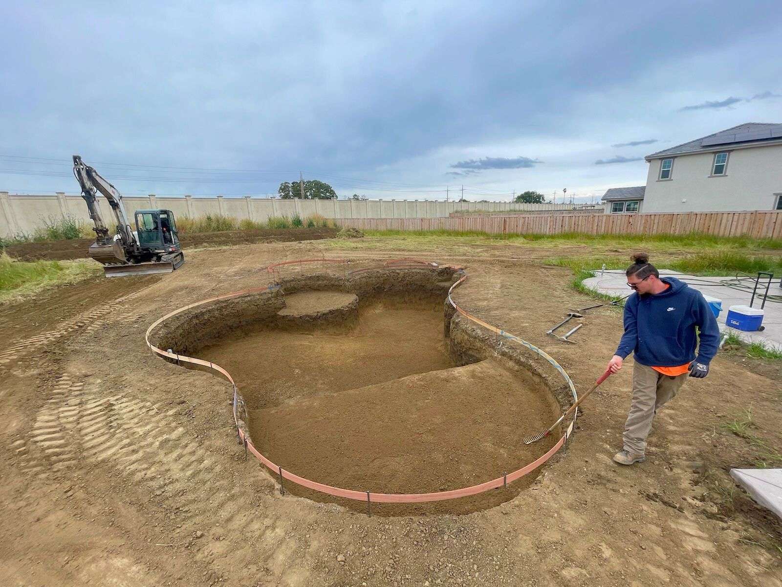 Vacaville Inground Pool Builder 4 Construction Process