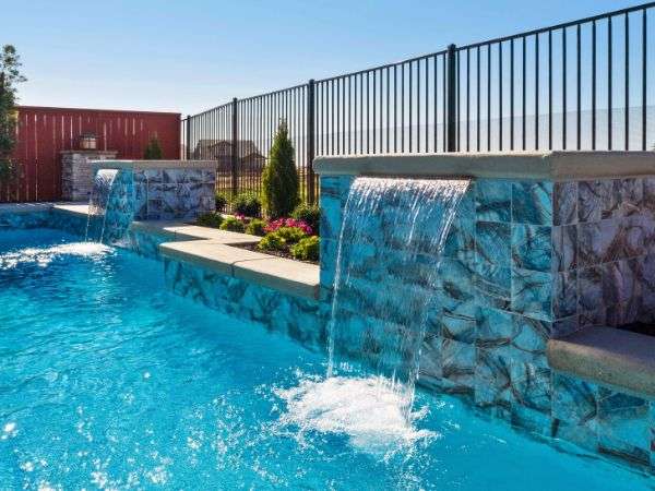 Areas Served 5 Luxury Swimming Pool - Waterfall